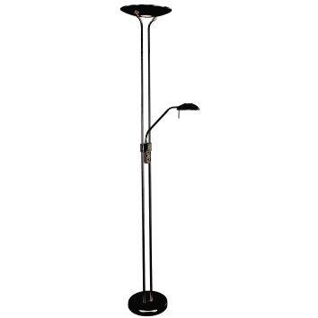 Steinhauer Biron Lampada da terra LED Nero, 2-Luci