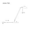 Steinhauer Biron Lampade da tavolo LED Nero, 1-Luce