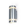 Lutec Focus Applique da esterno Acciaio inox, 2-Luci