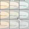 Tobosy Plafoniera LED Bianco, 1-Luce, Telecomando