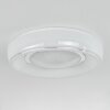 Tobosy Plafoniera LED Bianco, 1-Luce, Telecomando
