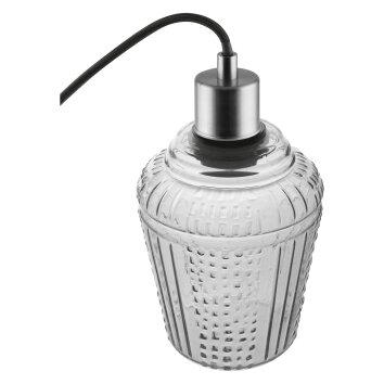 Ledvance 1906 Carved Lampadario a sospensione Nero, 1-Luce