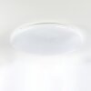 Mixta Plafoniera LED Bianco, 1-Luce, Telecomando, Cambia colore