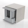 Steinhauer Muro Applique da esterno LED Acciaio inox, 2-Luci