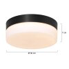 Steinhauer Ikaro Plafoniera LED Nero, 1-Luce