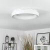 Maraya Plafoniera LED Bianco, 1-Luce, Telecomando