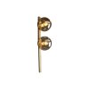 Luce Design PLUTO Applique Oro, 2-Luci