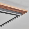Blandford Plafoniera LED Marrone, Aspetto del legno, 2-Luci, Telecomando