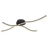 Globo JULES Plafoniera LED Nero, 1-Luce