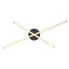 Globo JULES Plafoniera LED Nero, 1-Luce
