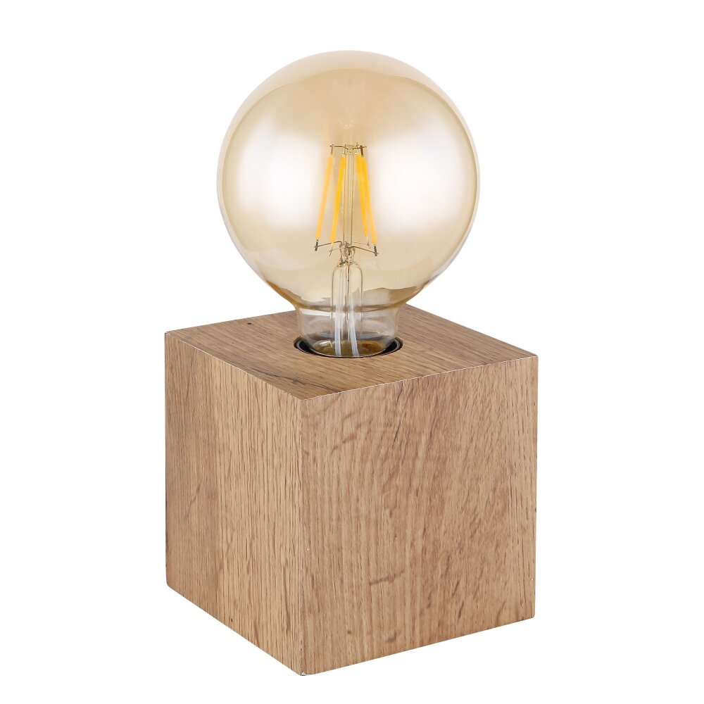 Globo ERNA Lampada da tavolo Legno chiaro, 1-Luce main product photo