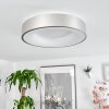 Playas Plafoniera LED Argento, Bianco, 1-Luce