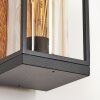 Palanga Applique da esterno Marrone, Aspetto del legno, Nero, 1-Luce