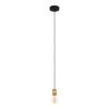 Eglo YORTH Lampadario a sospensione Ottone, Nero, 1-Luce