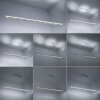 Paul Neuhaus PURE-COSMO Lampada a Sospensione LED Alluminio, 19-Luci, Telecomando