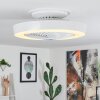 Azenha ventilatore da soffitto LED Bianco, 1-Luce, Telecomando