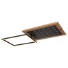 Globo JIMBO Plafoniera LED Legno scuro, Nero, 2-Luci Globo JIMBO Plafoniera LED Legno scuro, Nero, 2-Luci