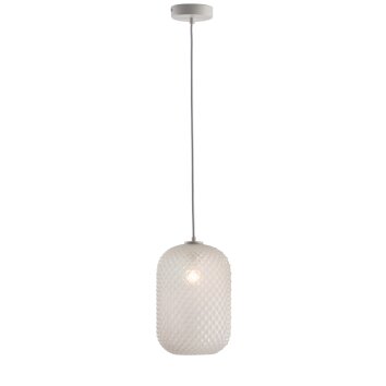 Luce-Design ASHFORD Lampada a Sospensione Bianco, 1-Luce