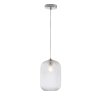 Luce-Design ASHFORD Lampada a Sospensione Cromo, 1-Luce