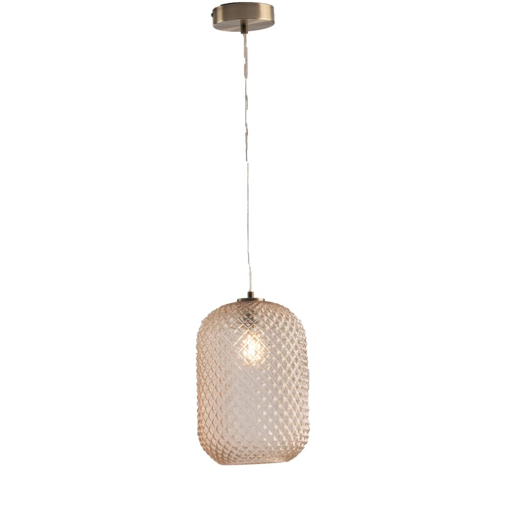 Luce-Design ASHFORD Lampada a Sospensione Ottone antico, 1-Luce main product photo