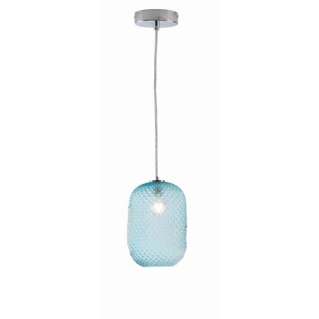 Luce-Design ASHFORD Lampada a Sospensione Cromo, 1-Luce