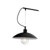 Luce-Design ELDORADO Applique Nero, 1-Luce