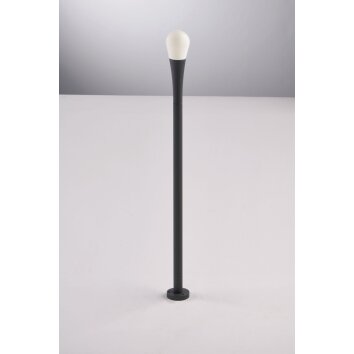 Luce Design DROP Lampioncino Segnapasso Antracite, 1-Luce Luce Design DROP Lampioncino Segnapasso Antracite, 1-Luce