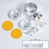 Sapri Applique Argento, 1-Luce