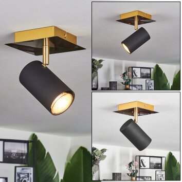 Zuoz Plafoniera Oro, 1-Luce