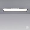 Leuchten-Direkt FLAT Plafoniera LED Nero, 1-Luce