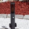 Gaborone Lampada con piedistallo Antracite, 1-Luce, Sensori di movimento