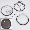 Chaquire Plafoniera Marrone, Ruggine, 1-Luce