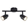 Brilliant Andres Plafoniera LED Nero, 2-Luci