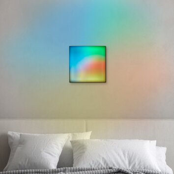 Brilliant Malgas Plafoniera LED Bianco, 1-Luce, Telecomando