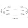 Brilliant Alson Plafoniera LED Bianco, 1-Luce
