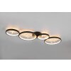 Trio Groovy Plafoniera LED Nero, 1-Luce