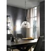 Fischer & Honsel Londo Lampadario a sospensione Nero, 1-Luce