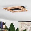 Charentay Plafoniera LED Nero, 1-Luce
