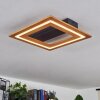 Charentay Plafoniera LED Nero, 1-Luce