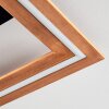 Charentay Plafoniera LED Nero, 1-Luce
