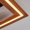 Charentay Plafoniera LED Nero, 1-Luce