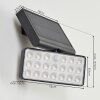 Estampes lampade da parete solare LED Antracite, 1-Luce, Sensori di movimento