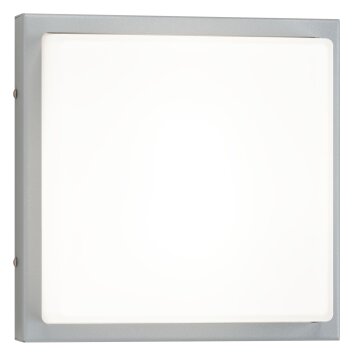 LCD Osser Applique da esterno LED Grigio, 1-Luce, Sensori di movimento