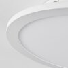 Sani Plafoniera LED Bianco, 1-Luce, Telecomando, Cambia colore