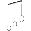 Brilliant Chaumont Lampada a Sospensione LED Nero, 3-Luci