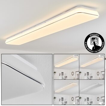 Remenoville Plafoniera LED Bianco, 1-Luce