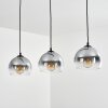 Acey Lampadario a sospensione Nero, 3-Luci