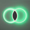 Paul Neuhaus Q-MARKO Plafoniera LED Nero, 1-Luce, Telecomando, Cambia colore