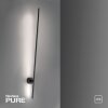 Paul Neuhaus PURE-GRAFO Applique LED Nero, 1-Luce