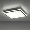 Leuchten-Direkt MARIO BLACK Plafoniera LED Nero, 1-Luce, Telecomando, Cambia colore